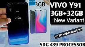 Vivo Y91 3GB+32GB UNBOXING & REVIEW ।। Vivo Y91 3GB+32GB features, First Look , Camera, Price etc.
