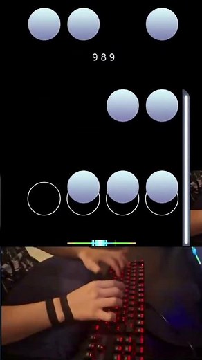 Chill play ☕#osumania #osumania4k #osu #rhythmgame #pcgaming #gaming #handcam