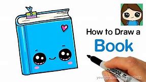 How to Draw a Book Easy | Cute Back to School Supplies
