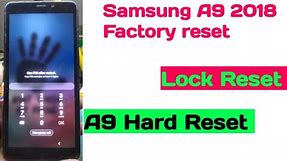 Samsung Galaxy A9 2018 Hard Reset | Samsung Factory Reset/Pattren/Pin Unlock Without PC |(SM-A920F)
