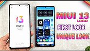 Official - Miui 13 First Look Logo, Unique Widget System & Sidebar | Miui 13 First Look