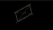 Proof: Diagonals of a parallelogram