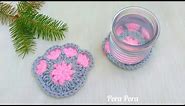 Easy and Cute Crochet Paw Print Coaster I Crochet Animal Coaster