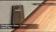 Wooden Menu Covers
