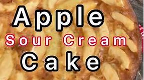 Best ever Apple Sour Cream Cake/ Apfel Schmandkuchen