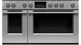 Fisher & Paykel ADA Series 9 48 In. Stainless Steel Dual Fuel Natural Gas Range, 5 Burners With Griddle, Self-Cleaning - RDV3-485GD-N