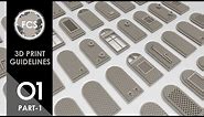 HO Scale 3d Printing Guidelines