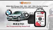 BMW Mini Cooper E60 - E84 - E87 - E90 3 Series 5 Series ELV ESL Steering Lock Emulator (Plug & Play)