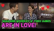 Shailene Woodley and Theo James discuss falling in love in Divergent