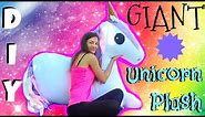 DIY GIANT Unicorn Plush ♥ How To Make Stuffed Animal Tutorial- Comment faire peluche de licorne