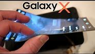 Samsung Galaxy X The first flexible phone.....