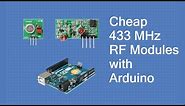 Using Inexpensive 433 MHz RF Modules with Arduino