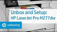Unboxing, Setting Up, and Installing the HP Color LaserJet Pro MFP M277dw | HP LaserJet | HP