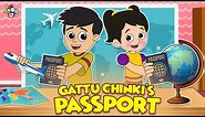 Gattu Chinki's Passport | New Passport | Animated Stories | English Cartoon | PunToon Kids