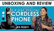 Panasonic KX-TG3611BX Digital Cordless Landline Phone | Unboxing