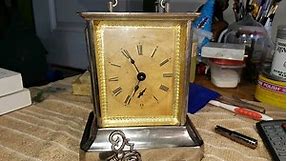 Antique 1877 ANSONIA Carriage Clock with Music Box