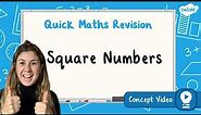 What Are Square Numbers? | KS2 Maths Concept for Kids