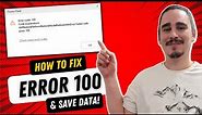 How To Fix iPhone Error 100 & Save Your Data!
