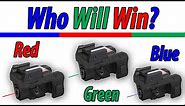 Red vs Green vs Blue Laser Sight Comparison! | Visibility in Daylight Test!