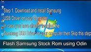 How to Samsung Galaxy S2 GT I9100 Firmware Update (Fix ROM)