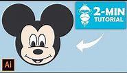 Mickey Mouse - Illustrator Tutorial