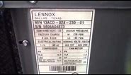 How Old is My Lennox Unit?