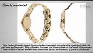 Movado Diamond 14K Solid Gold Dress Watch