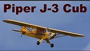 Piper J-3 Cub Hangar 9, scale RC airplane, 2020