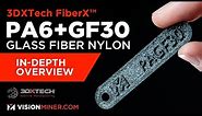 FIBREX™ NYLON+GF30 Glass-Fiber Reinforced Nylon 6 (PA6GF30) 3D Printer Filament by 3DXTech