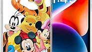 Cartoon Case for iPhone 7Plus/8Plus,Cute Minnie Mouse Kawaii 3D Character Design Transparent Protective Cover for Apple iPhone 7Plus/8Plus