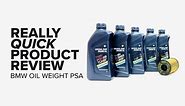 Really Quick Product Review - BMW 5W-30 to 0W-30 Oil Weight Change