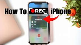 How to Record Your iPhone Screen (iOS 17) | iPhone Screen Recording