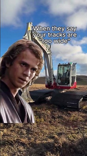 Super Wide Tracks On Mini Excavator Meme