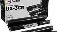 LD Products Thermal Fax Ribbon Refill Roll Replacement Compatible with Sharp UX-3CR (Black, 2-Multipack) Compatible with The Following Sharp Printer Model UX-245L