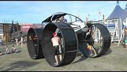 The Human Hamster Wheel Car