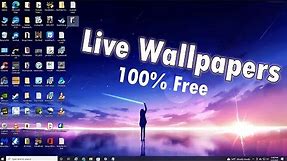 How To Get Live Wallpapers on Desktop (Step by Step - 100% Free - Windows/PC)