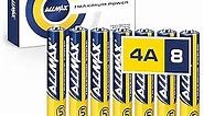 Allmax AAAA (4A) Maximum Power Alkaline Batteries (8 Count) – Ultra Long-Lasting, 5-Year Shelf Life, Leakproof Design – Perfect for Surface & Stylus Pens, 1.5V