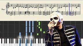 My Chemical Romance - Mama - Piano Tutorial + SHEETS