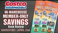 COSTCO - NEW IN-WAREHOUSE SAVINGS SALE BOOK REVIEW!