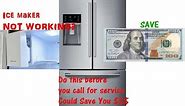 How to Reset ICE Maker for Samsung Refrigerator When It's Not Working.