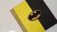 DIY Batman Birthday Card | Batman Themed Scrapbook | Batman Fan Gift Ideas | Birthday Gifts Ideas