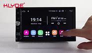 KLYDE Double Din Car Radio Stereo 7' HD Touch Screen Navigation AM FM 4GB + 32GB Compatible with CarPlay or Android Auto Bluetooth 5.0 MirrorLink Steering Wheel Control Backup Camera GPS USB SD DSP