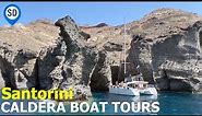 Santorini Boat Tours of The Caldera & Volcano