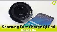 Official Samsung Fast Charge Qi Wireless Charging Pad Hands On Review