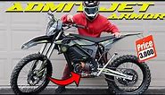 *NEW* CHEAP 85+ MPH Electric Dirt Bike With GEARS // INSANE Admit Jet Armor