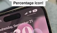 NEW iOS 16 Battery Percentage icon!! #iphone14 #iphone14promax #ios16 #ios16update #ios16features #ios16beta #tech #viral #fyp