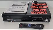 Panasonic DMR-EZ48V DVD Recorder VHS VCR Player w/ Remote RCA HDMI & Power Cord