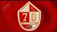 49ers Unveil Commemorative 70th Anniversary Logo