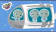 Neil Armstrong Moon Landing for Kids | Geno Kids - Kids Cartoons about Neil Armstrong