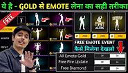 New Trick All Emote In 2000 Gold || How To Get Free Emote In Free Fire || Free Mein Emote Kaise Len